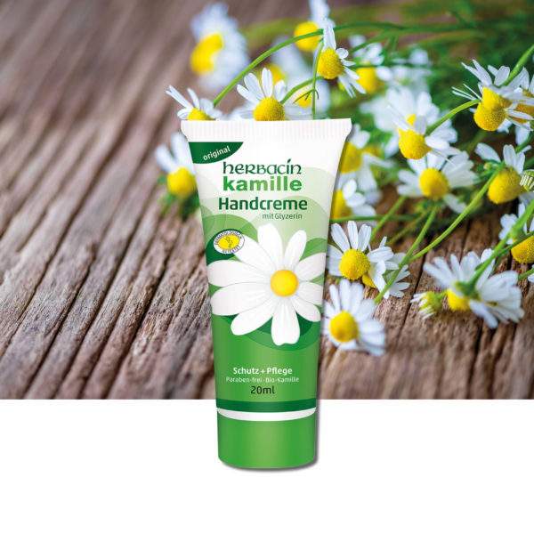 Herbacin kamille Handcreme original - Tube 20 ml
