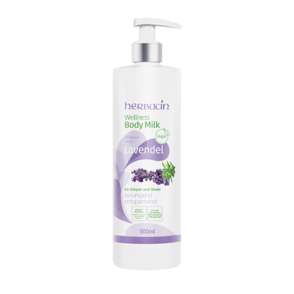 Herbacin Wellness Body Milk Lavendel – Bild 2