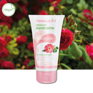Herbacin Wellness Hand Cream Wild Rose - tube 75 ml