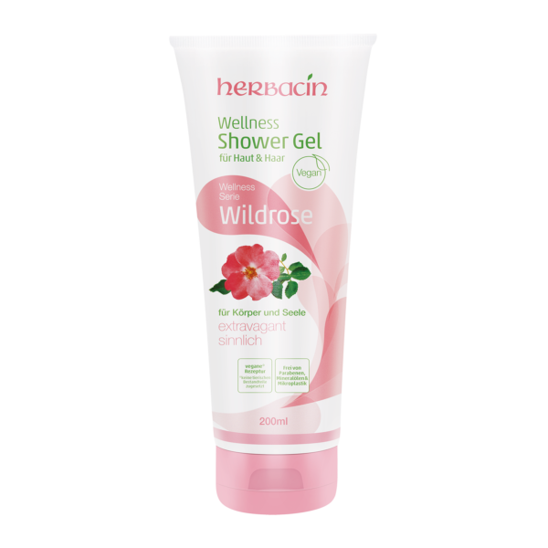 Herbacin Wellness Shower Gel Wildrose – Bild 2
