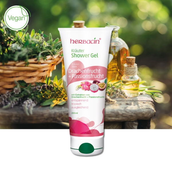 Herbacin Kräuter Shower Gel Drachenfrucht + Passionsfrucht