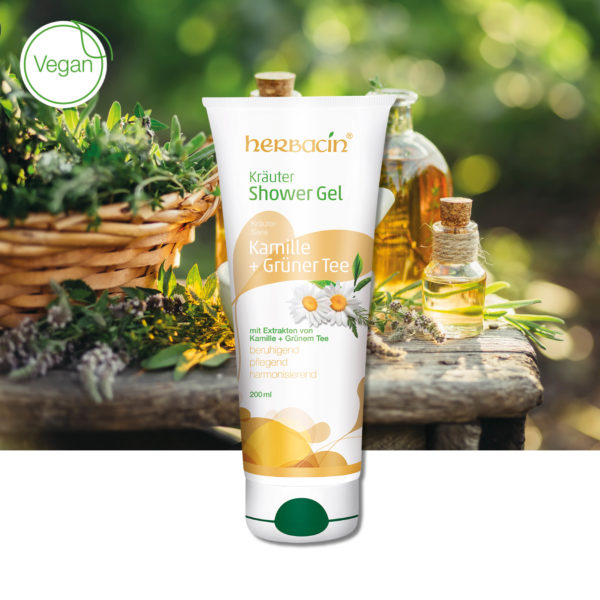 Herbacin Kräuter Shower Gel Kamille + Grüner Tee