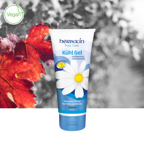 Herbacin Foot Care Cooling Gel - tube 100 ml