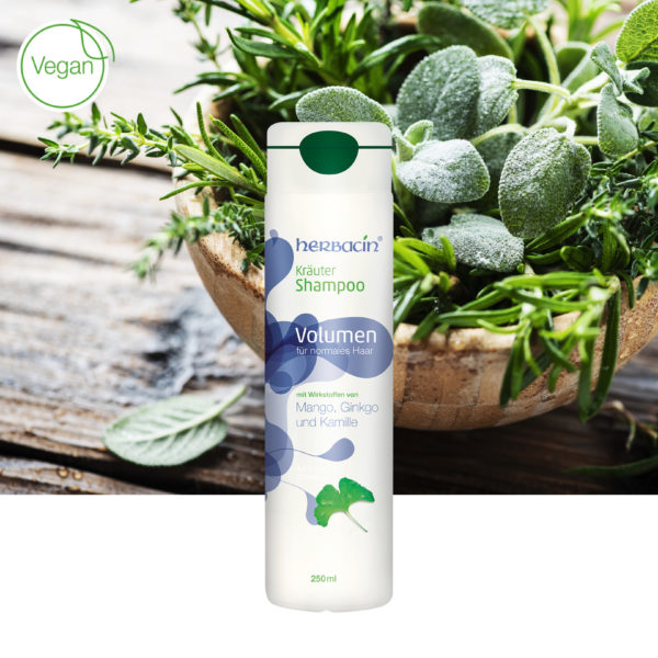 Herbacin Herbal Shampoo Volume for normal hair - silicone-free