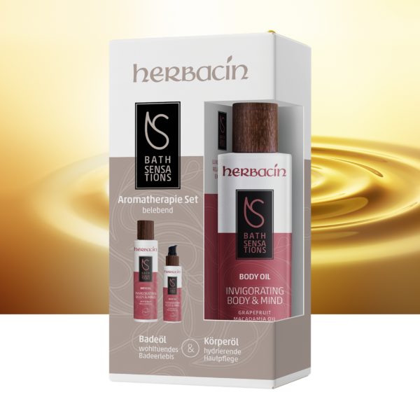Herbacin Bath Sensations Aromatherapy Set | invigorating