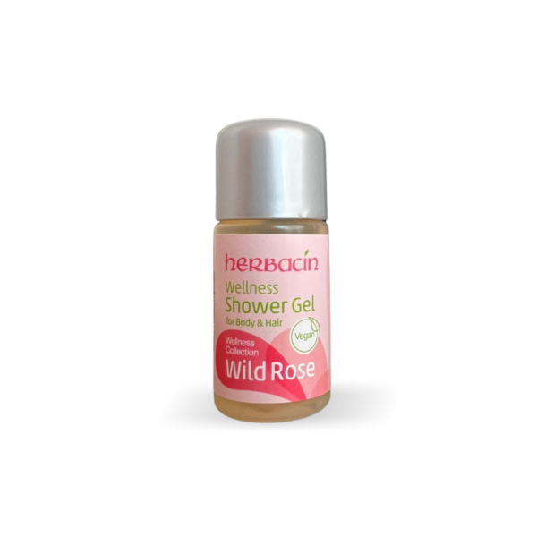 Herbacin Wellness Shower Gel Wildrose 10 ml (Kennenlerngröße)